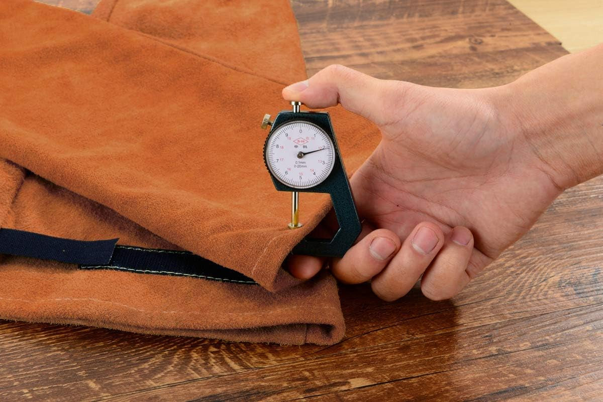 Leather Welding Work Sleeves for Men&Women - Heat&Flame Resistant Arm Protection with Kevlar Stitching and Cotton Lining