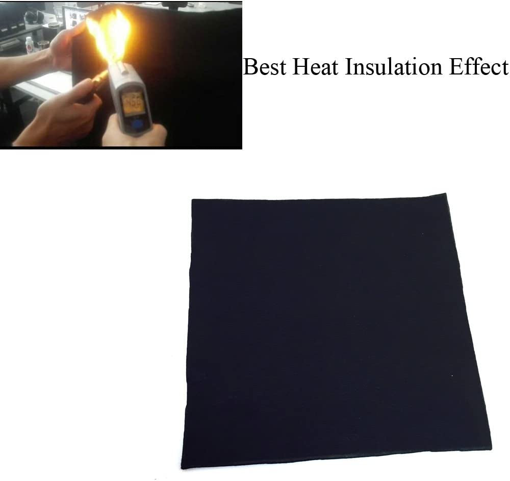 High Temp 18" X 24" X 1/8" Carbon Fiber Welding Blanket Protect Work Area from Sparks & Splatte (18 X 24 Inches)