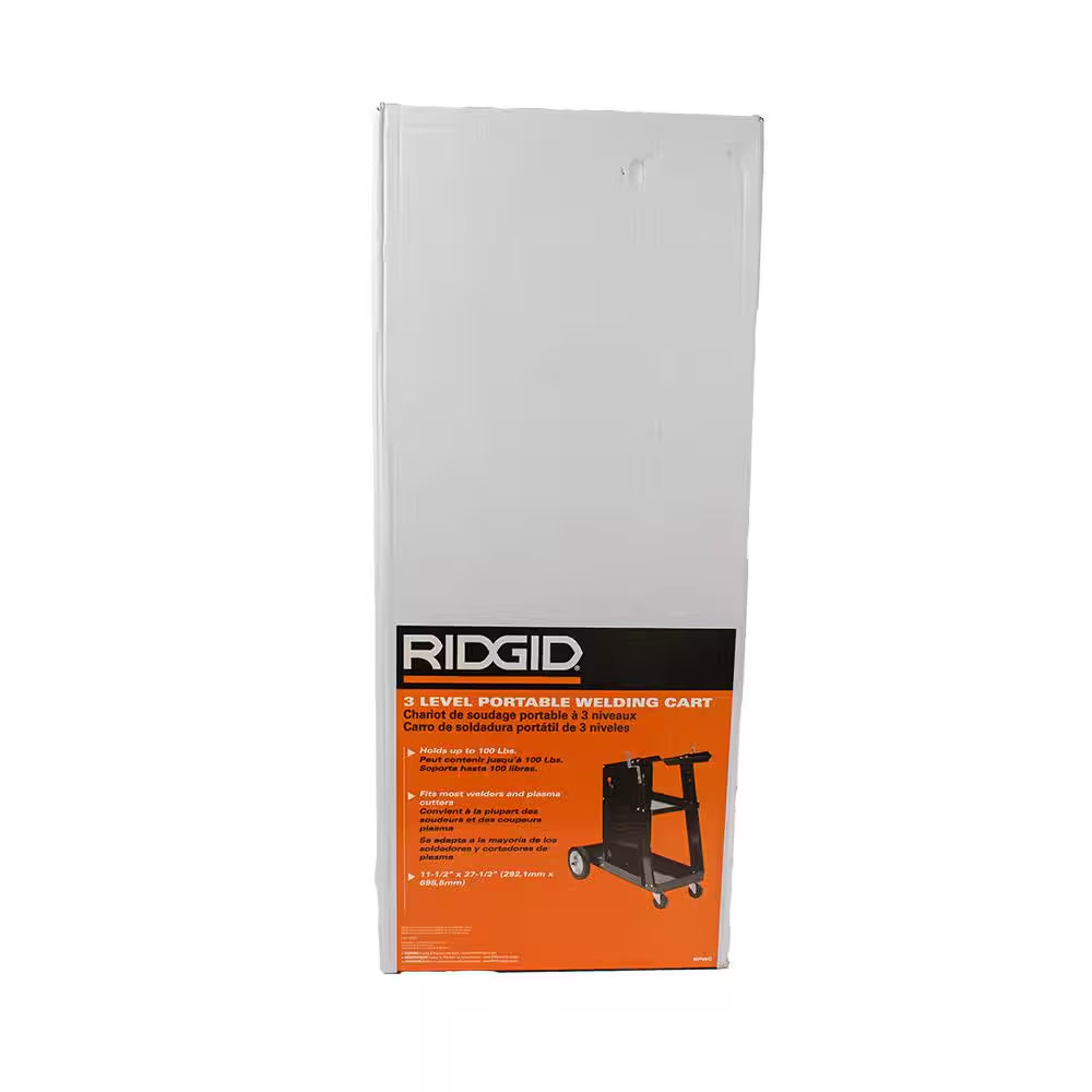 Portable Welding Cart- 90 Lb. Capacity, 3 Levels