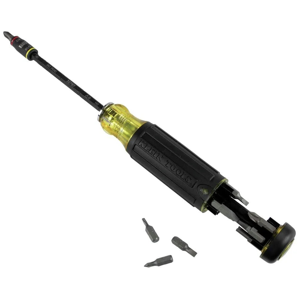 32304 14-In-1 HVAC Adjustable-Length Impact Screwdriver with Flip Socket
