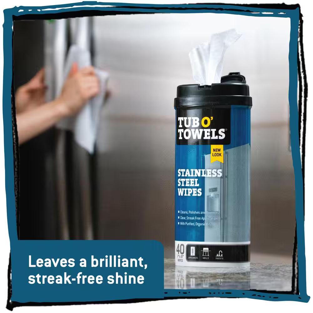 Stainless Steel Cleaning Wipes