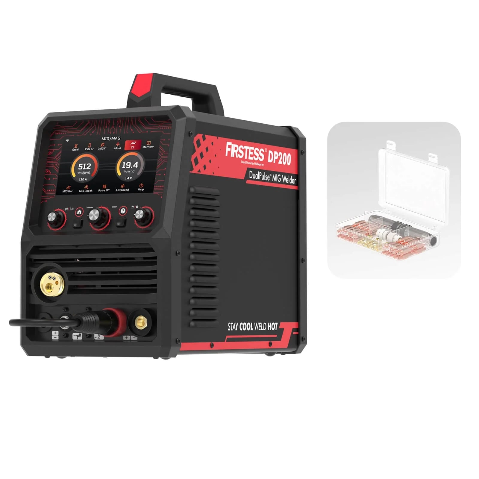 Firstess DP200 Multi-Process Dualpulse™ MIG Welder