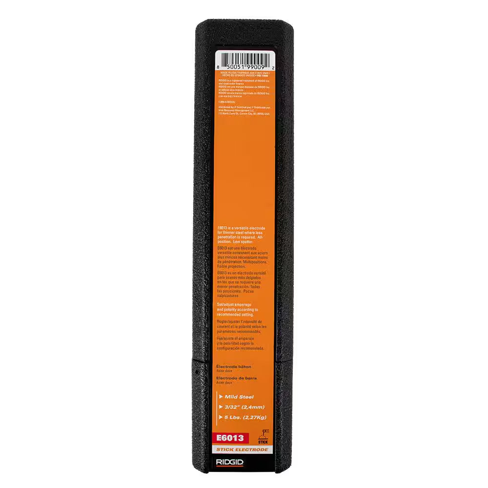 3/32 In. E6013 Stick Welding Electrode Gen Purpose-All Position Welding Rod for Clean Mild Steel/Sheet Metal(5 Lb. Tube)