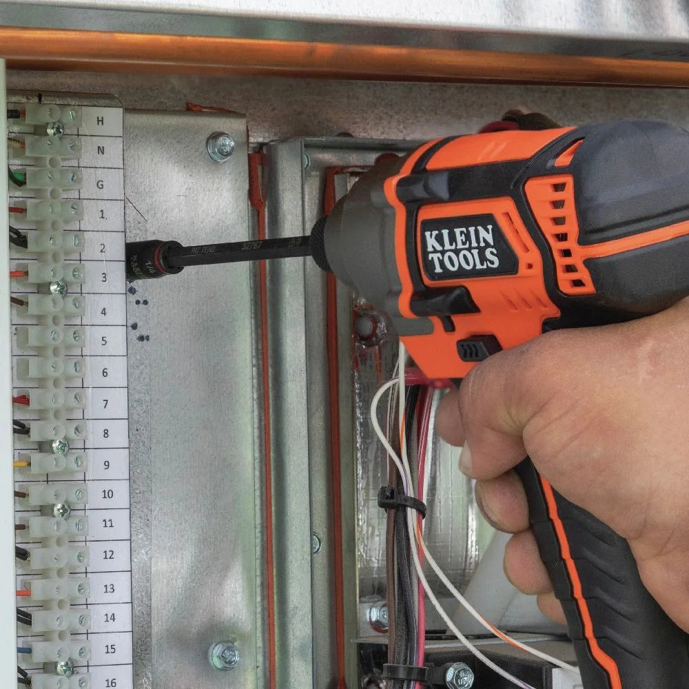 32304 14-In-1 HVAC Adjustable-Length Impact Screwdriver with Flip Socket