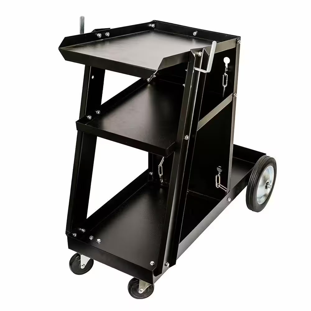 Portable Welding Cart- 90 Lb. Capacity, 3 Levels