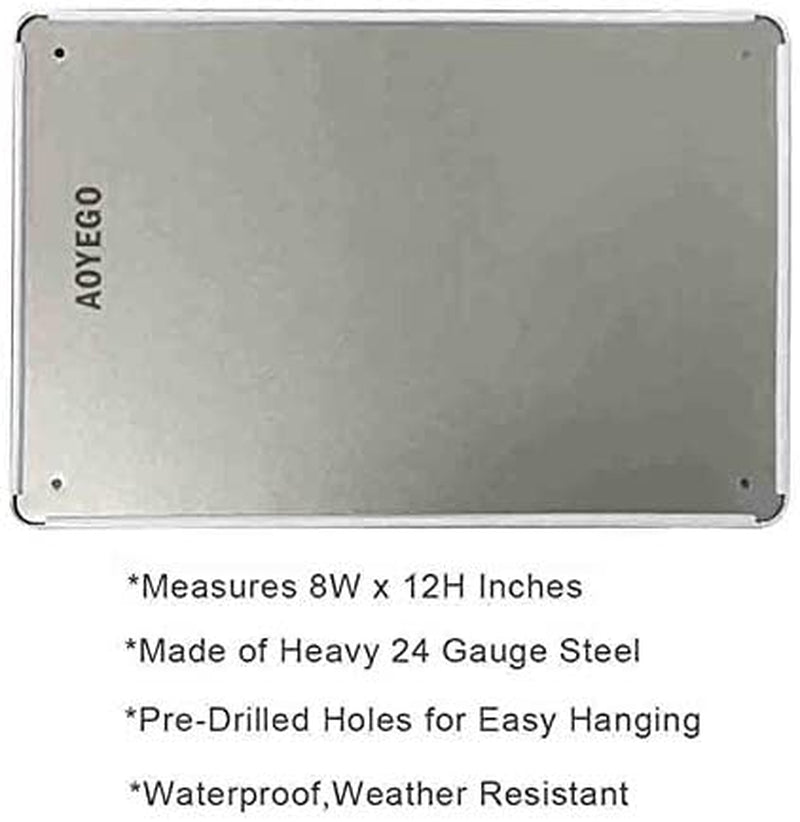 Full Service Garage Tin Sign,Mechanic on Duty 24-7 Car Service Parts Repairs and Drink Coffee Vintage Metal Tin Signs for Cafes Bars Pubs Shop Wall Decorative Funny Retro Signs 8X12 Inch