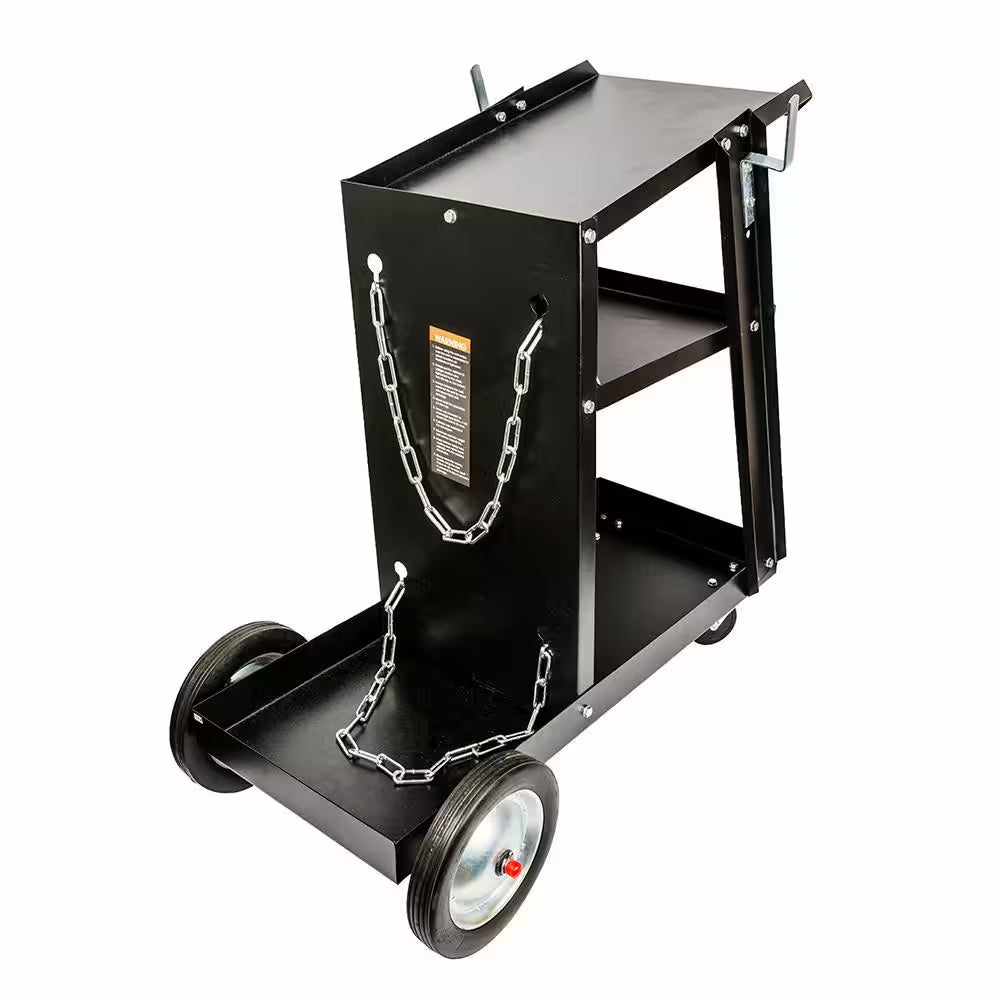 Portable Welding Cart- 90 Lb. Capacity, 3 Levels