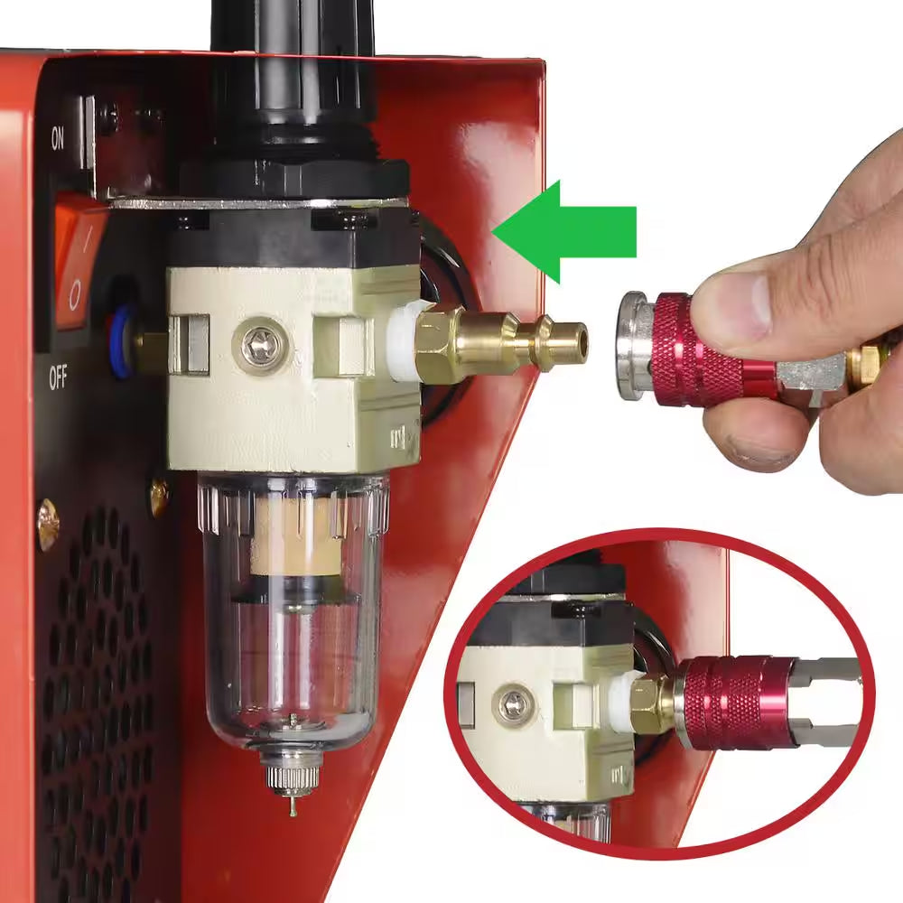 35 Amp Compact Inverter Plasma Cutter for Metal, 110V/120V Standard Wall Plug, 2/5 Inch Clean Cut