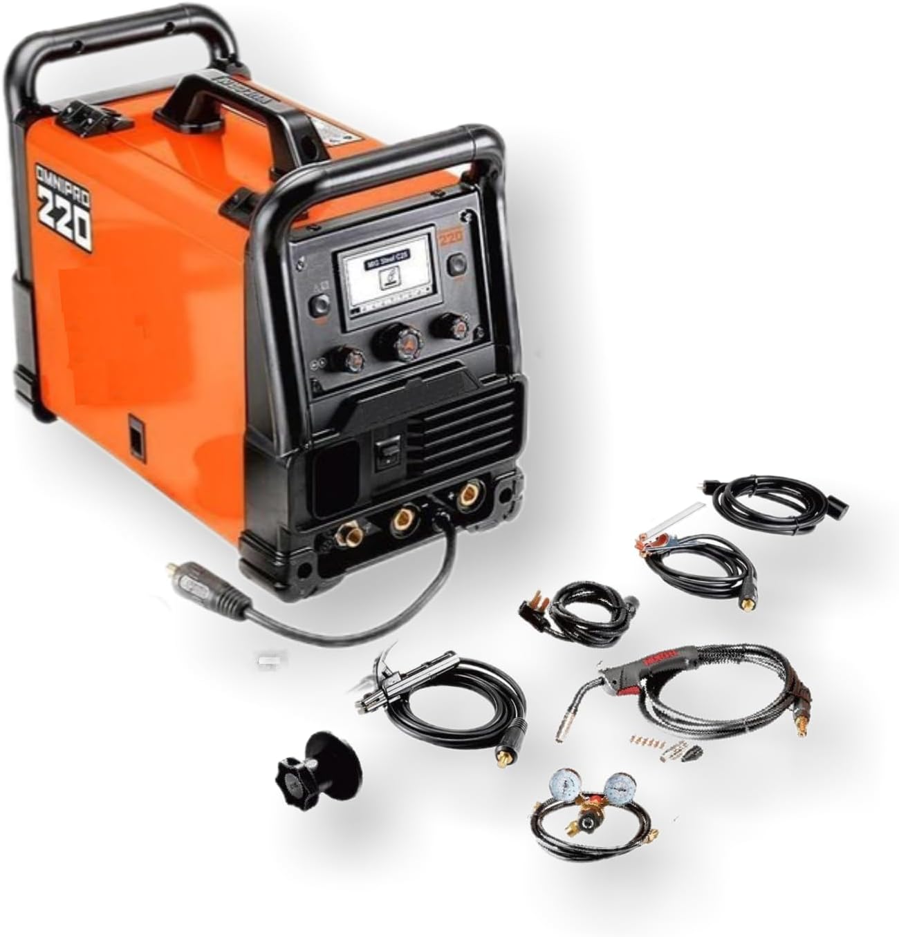 Fits VULCAN OMNIPRO 220 Industrial Multiprocess Welder with 120/240V Input - True Multi-Process Welder with Full Color LCD Display for Professional Results in MIG, Flux-Core, TIG, and Stick