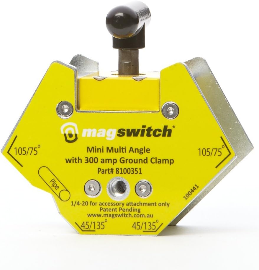 - 8100351 Mini Multi Angle W 300Amp GC Mini Multi Angle with 200 Amp, Yellow/Silver/Black
