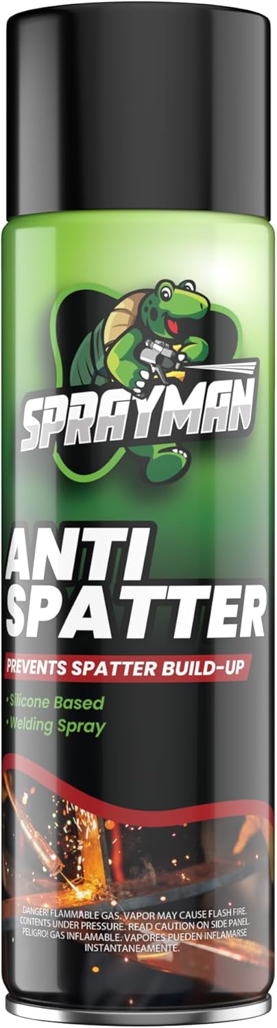 anti Spatter Welding Spray - (1X12.3 Oz) Welding Anti-Adhesion Protection for Nozzles & Torches, Suitable for TIG and MIG, Prevents Weld Splatter, Non-Flammable after Use | 1 Pack