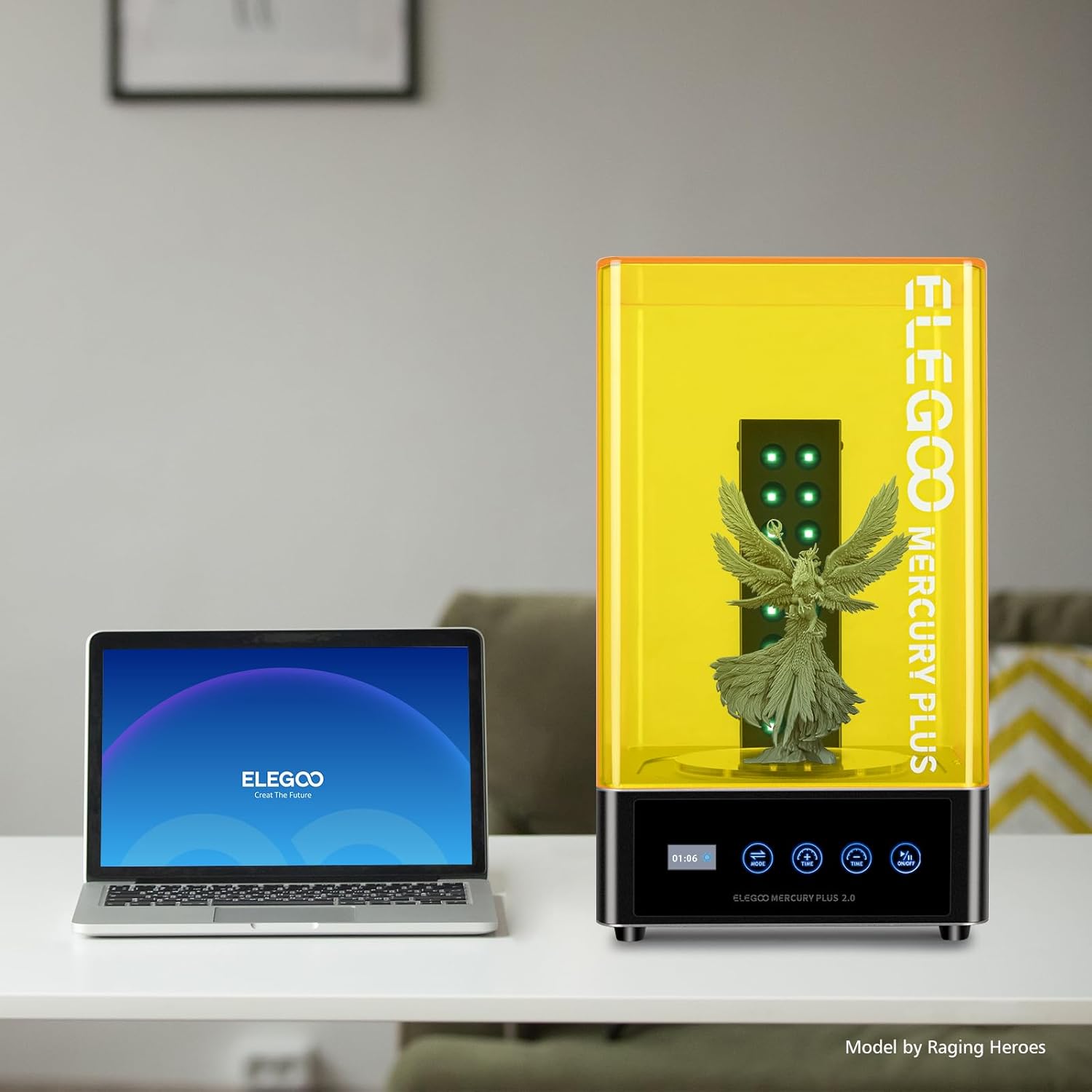 Mercury plus 2.0 Wash and Cure Station V2 for Mars Photon S Photon Mono LCD SLA DLP 3D Printer Models