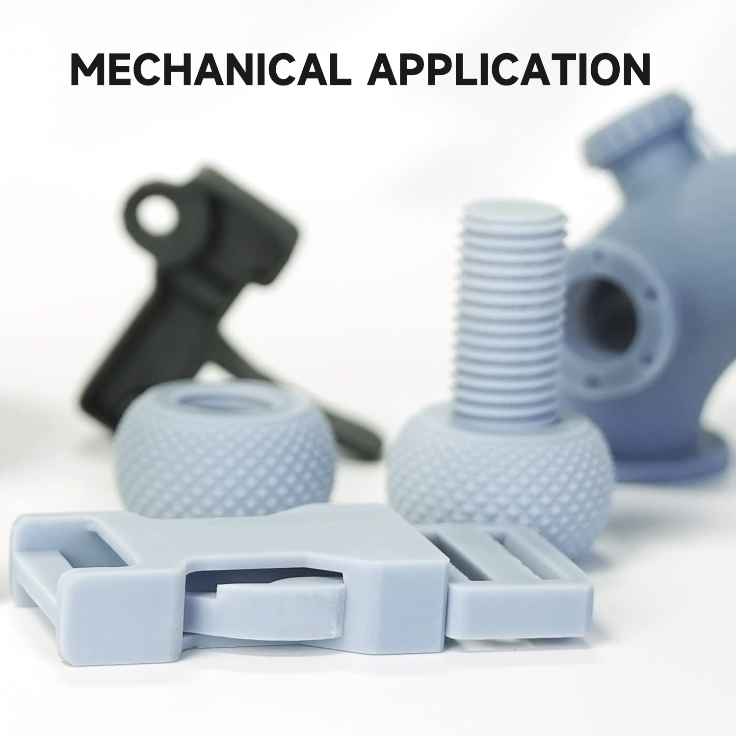 Upgraded Abs-Like 3D Printer Resin, High Toughness 405Nm UV Curing Resin, Scratch Resistant and Compatible with SLA, LCD and DLP Printers for Industrial Parts Printing - 1000G, Gray