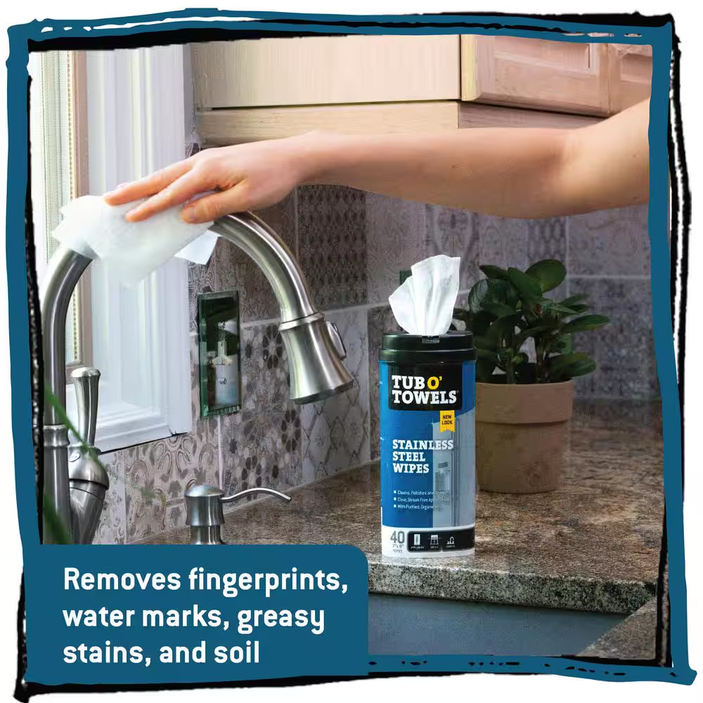 Stainless Steel Cleaning Wipes