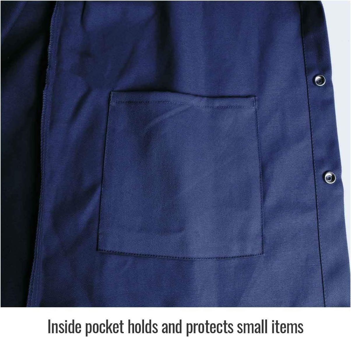 FN9-30C 30" 9Oz. Navy FR Cotton Welding Jacket