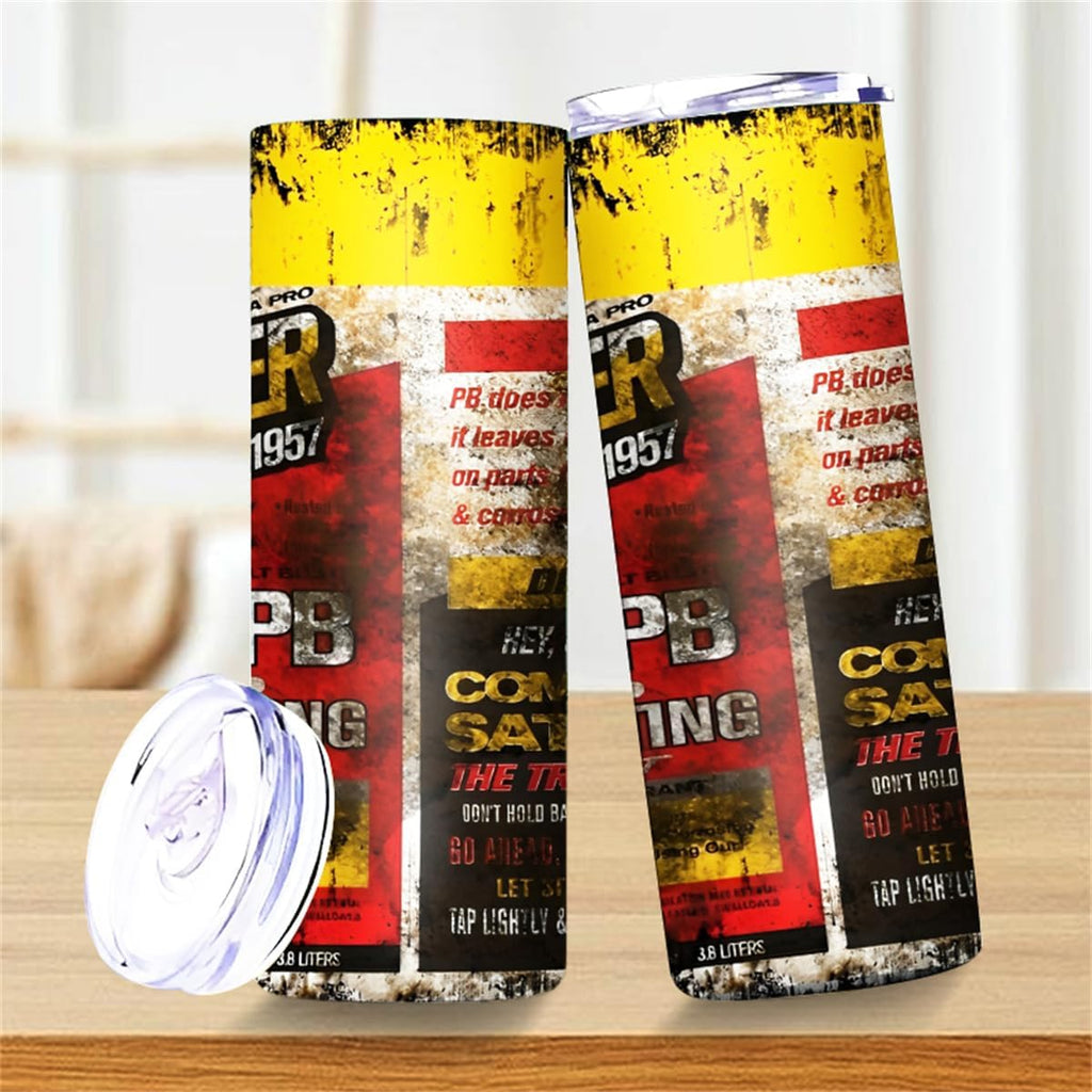 Stylish 20 OZ Insulated Skinny Tumbler with Lid and Straw - Perfect for Hot and Cold Drinks, Ideal Gift for Any Occasion