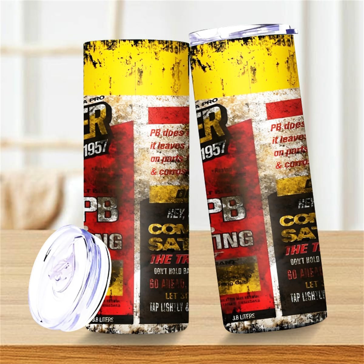 Stylish 20 OZ Insulated Skinny Tumbler with Lid and Straw - Perfect for Hot and Cold Drinks, Ideal Gift for Any Occasion