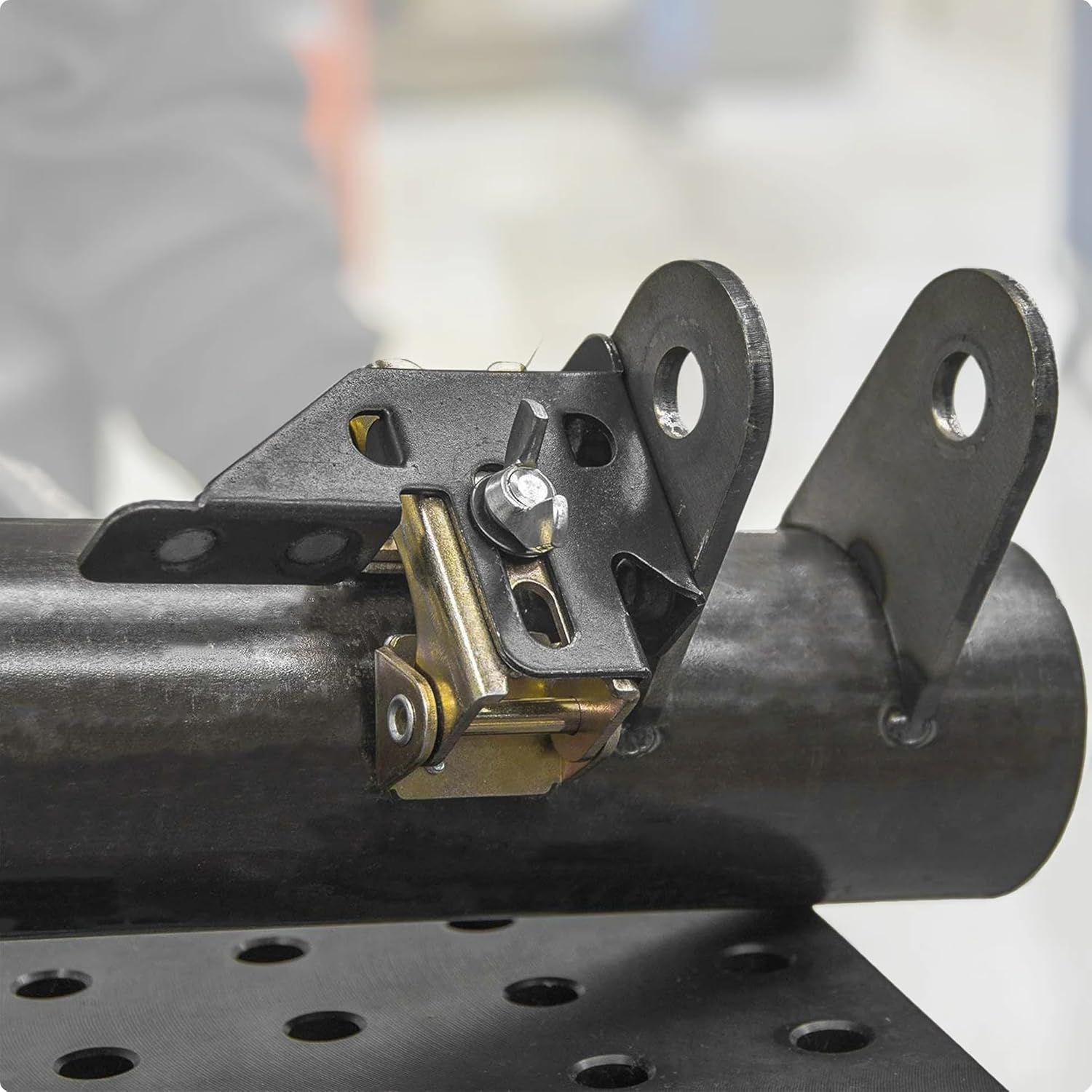 Adjustable Magnetic Tab Holder, Vertical/Horizontal Tab Holding, Adjustable V-Pads, Max Pull Force: 18 LBS, Tack Welding Tool, Patented Design, MFT10