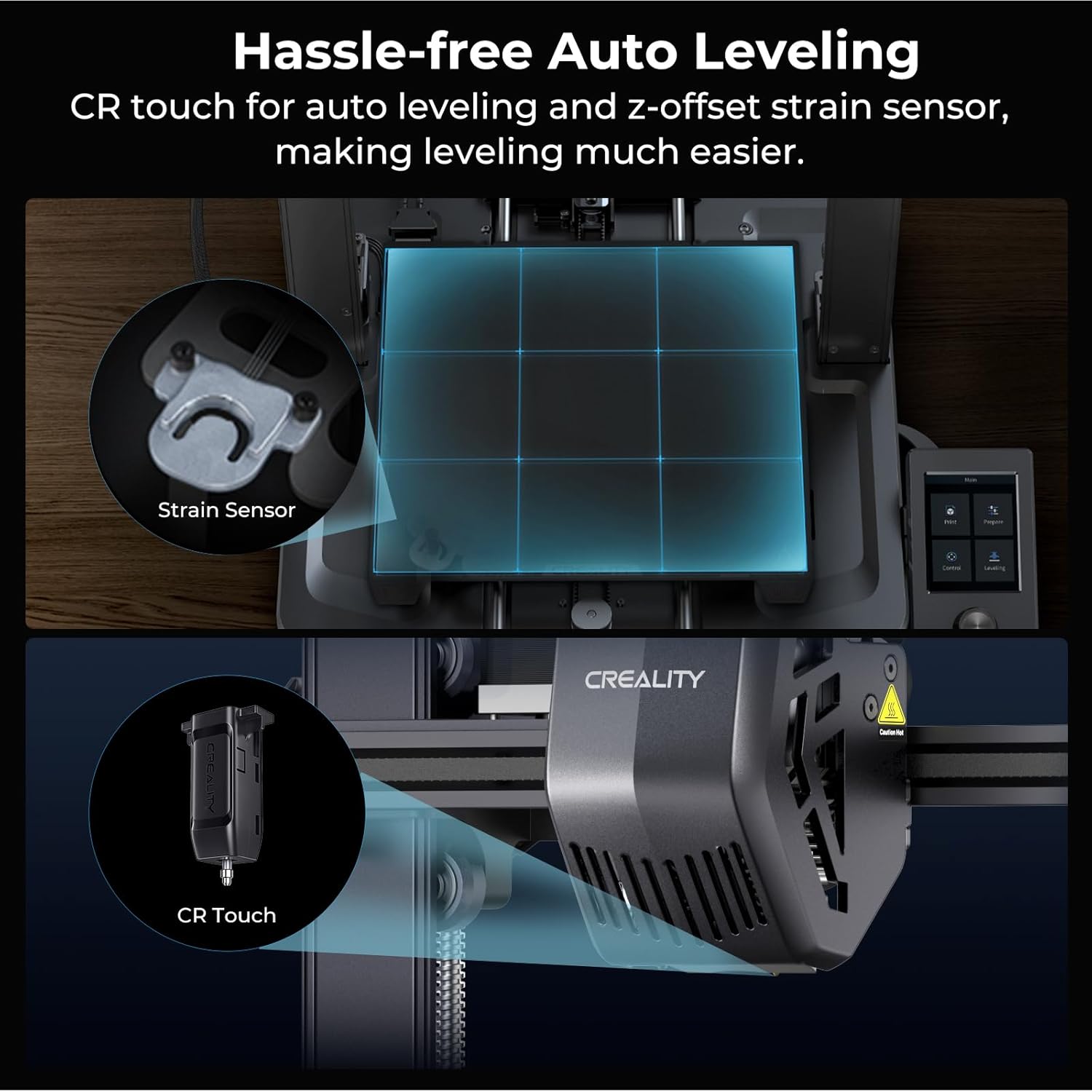 Ender 3 V3 SE 3D Printer, 250Mm/S Faster FDM 3D Printers with CR Touch Auto Leveling, Sprite Direct Extruder Auto-Load Filament Dual Z-Axis & Y-Axis, Printing Size 8.66 * 8.66 * 9.84 Inch
