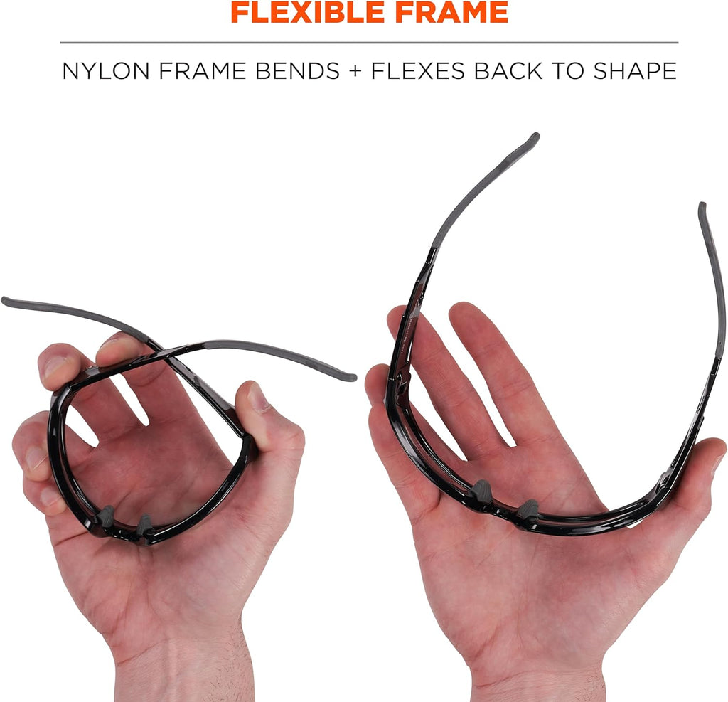 Skullerz ODIN Safety Glasses Sunglasses, Impact Resistant Z87.1+