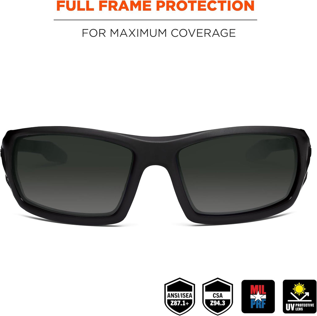 Skullerz ODIN Safety Glasses Sunglasses, Impact Resistant Z87.1+