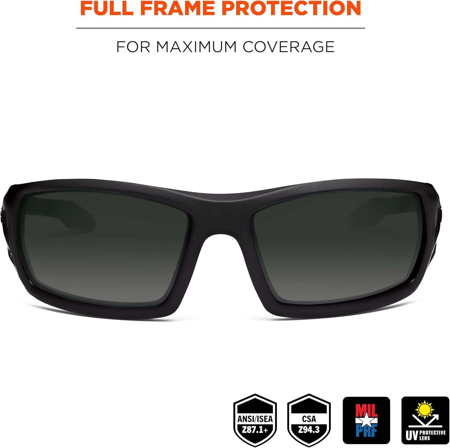 Skullerz ODIN Safety Glasses Sunglasses, Impact Resistant Z87.1+