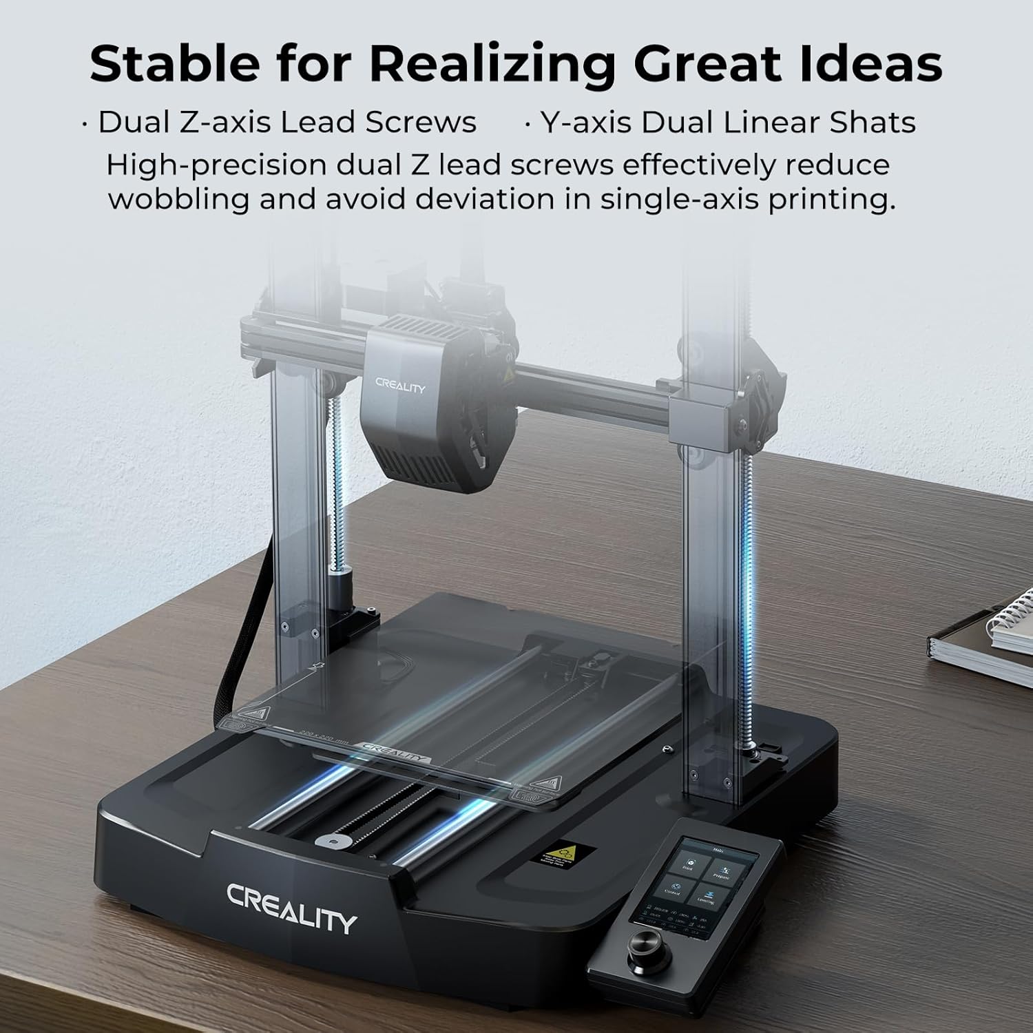 Ender 3 V3 SE 3D Printer, 250Mm/S Faster FDM 3D Printers with CR Touch Auto Leveling, Sprite Direct Extruder Auto-Load Filament Dual Z-Axis & Y-Axis, Printing Size 8.66 * 8.66 * 9.84 Inch