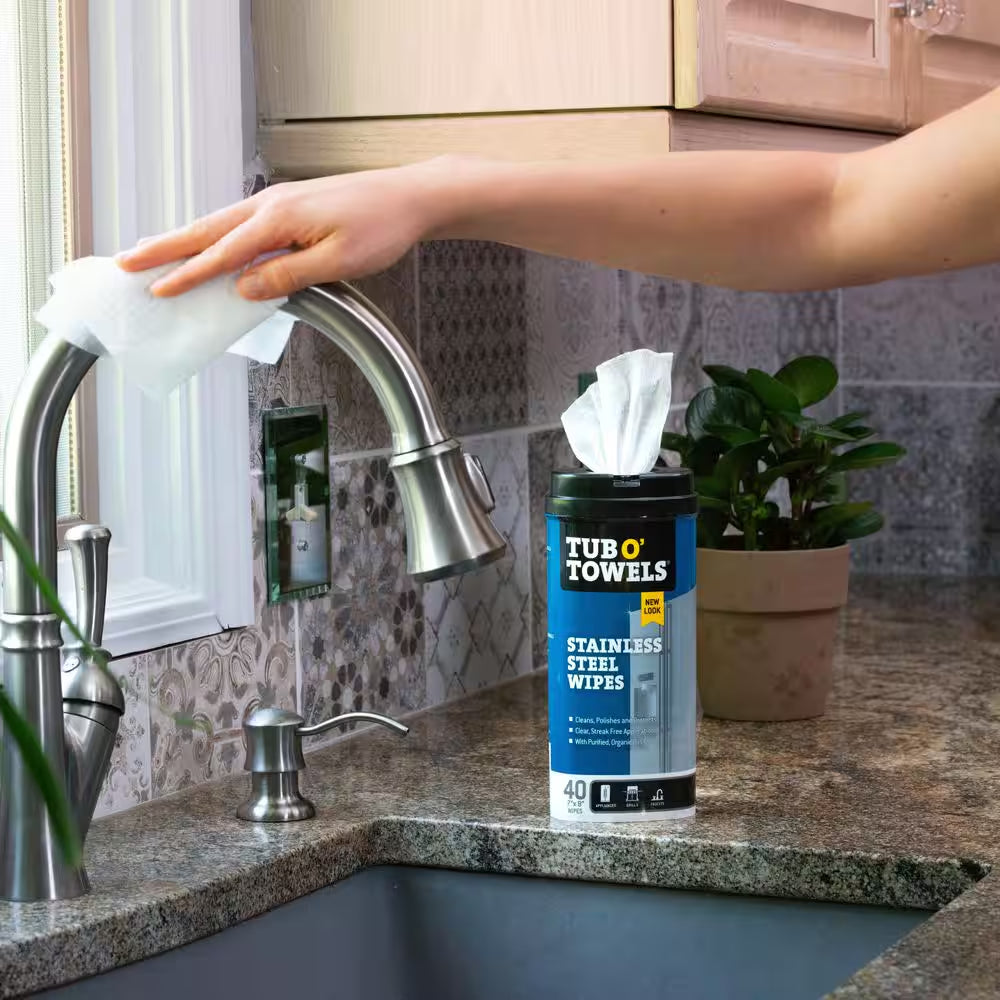 Stainless Steel Cleaning Wipes