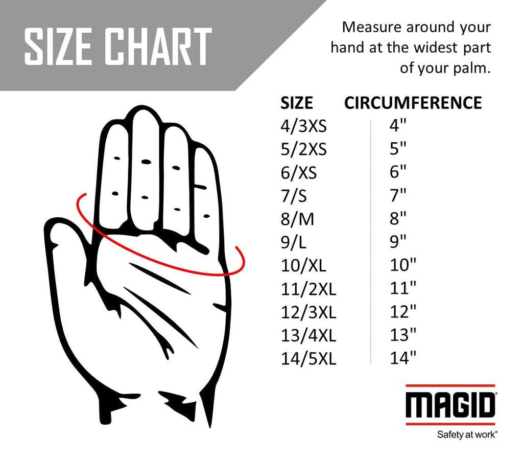 T6370G Top Gunn Full Side-Split Cow Leather Glove with Gauntlet Cuff, Work, Gray, 10/XL (12 Pair)