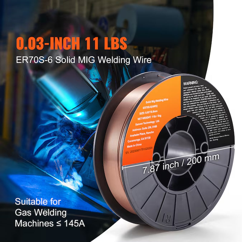 11-Lb 0.030-In All Positions MIG Wire