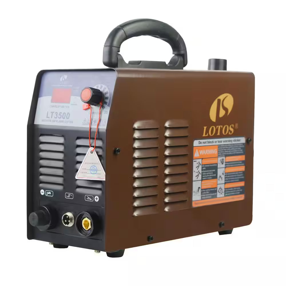 35 Amp Compact Inverter Plasma Cutter for Metal, 110V/120V Standard Wall Plug, 2/5 Inch Clean Cut