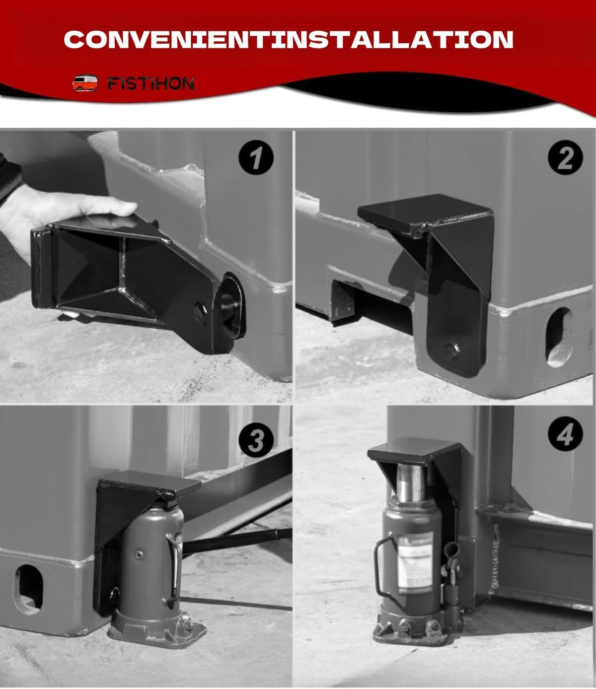 Upgrade Shipping Container Jack Lug, with Limiter, Shipping Container Jack Lifter, Shipping Container Accessories Attachment - Storage Container Leveler Booster