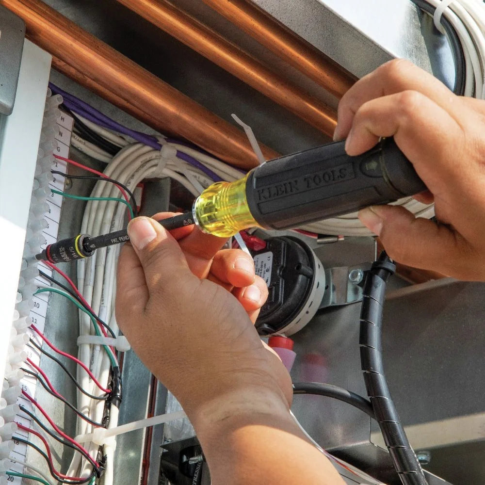 32304 14-In-1 HVAC Adjustable-Length Impact Screwdriver with Flip Socket