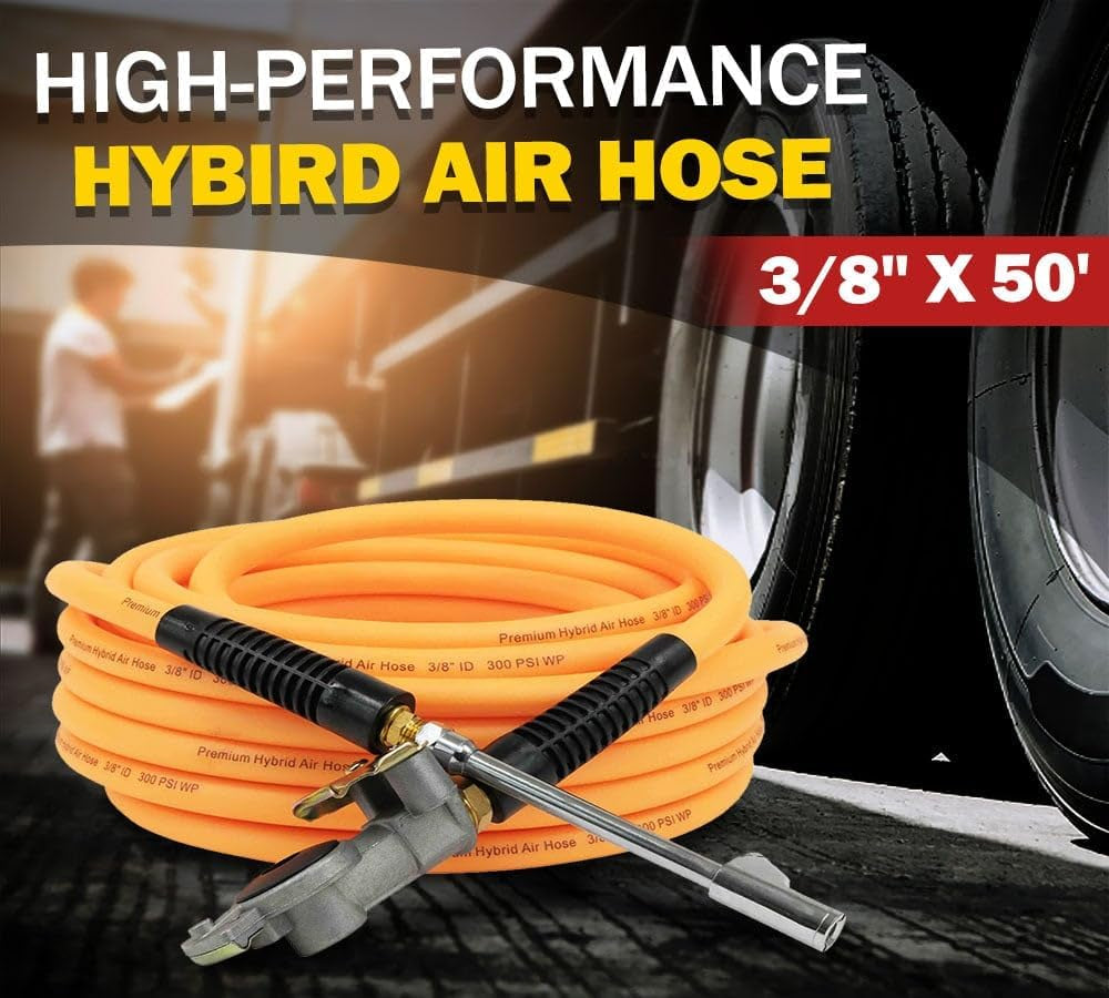 Truck Tire Inflation Kit 3/8" ID W/Air Chuck & Gladhand