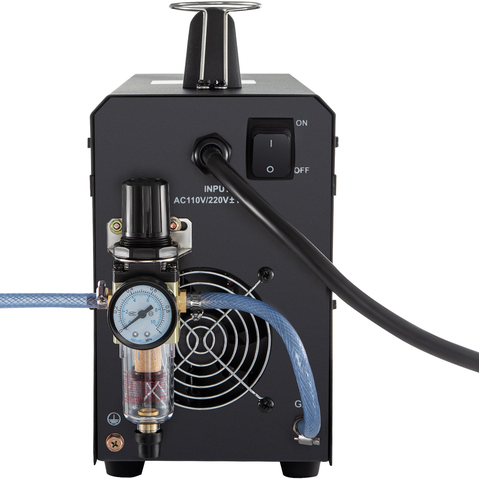 VEVOR Plasma Cutter, 50Amp, Non-Touch Pilot Arc Air Cutting Machine with Torch, 110V 220V Dual Voltage AC IGBT Inverter Metal Cutting Equipment for Clean Cut Aluminum and Stainless Steel, Black