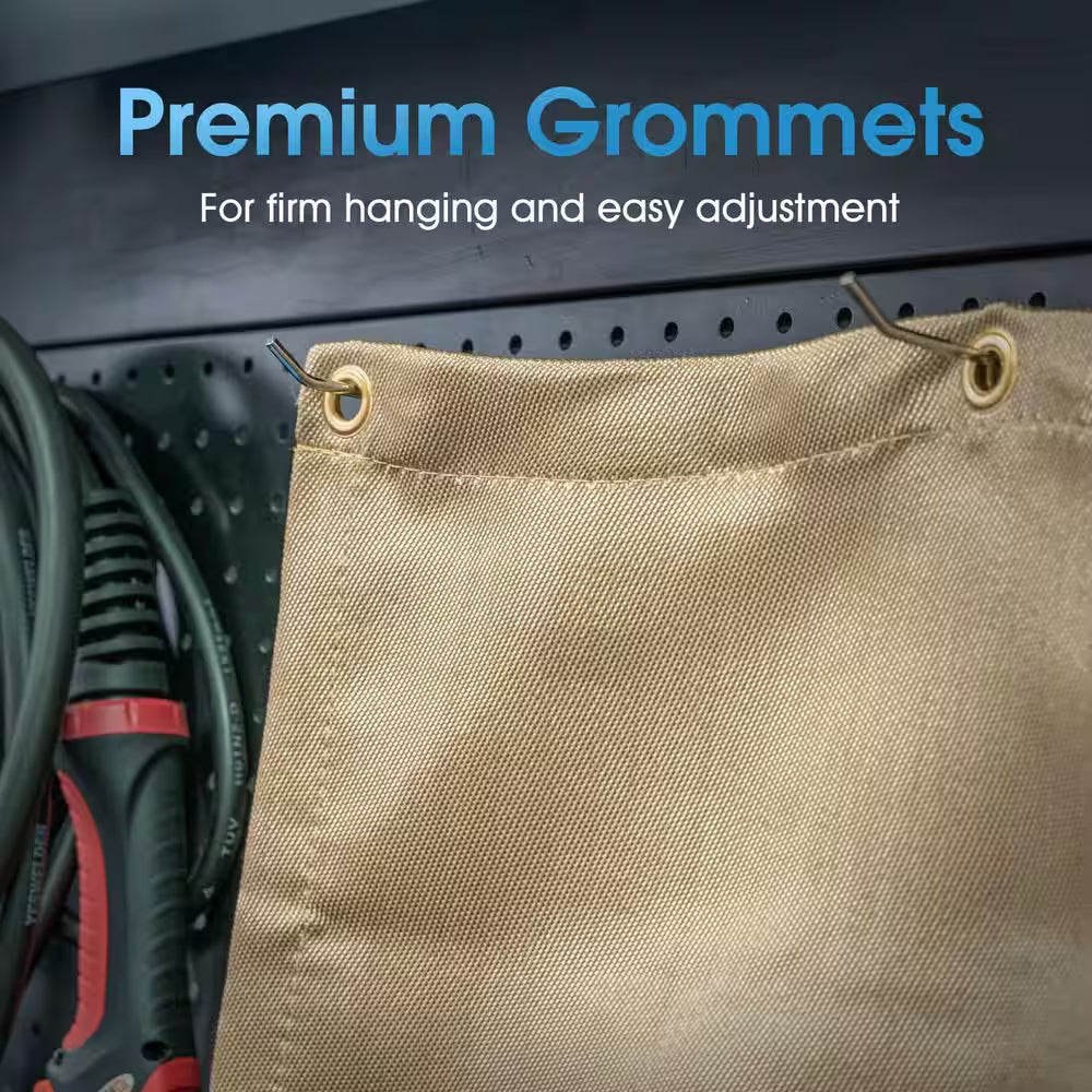 Fiberglass Welding Blanket Insulation Mat Fire Blanket 6 X 8 Ft. 8Mm Thick Thermal Resistant with Grommets