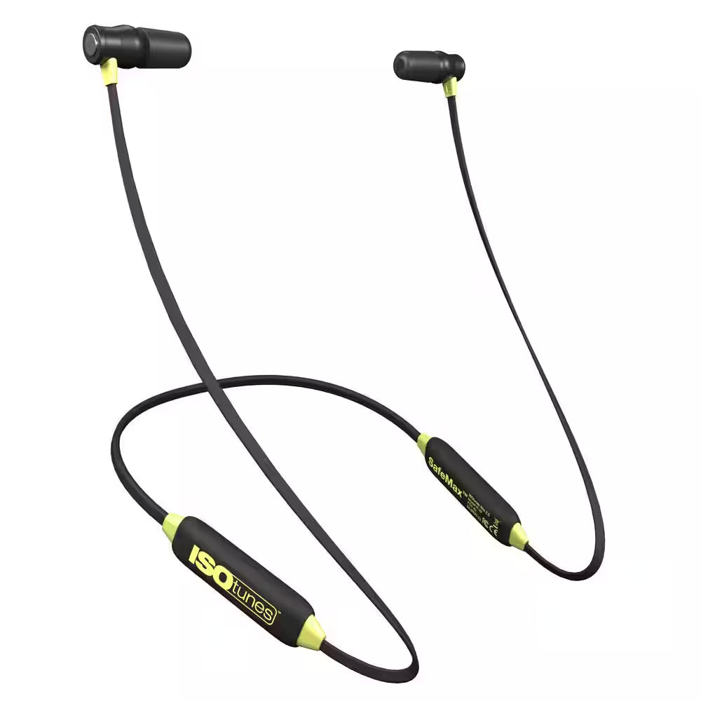 XTRA 2.0 Bluetooth Hearing Protection Earbuds, 27 Db Noise Reduction Rating, OSHA Compliant Work Ear Protection (Yellow)