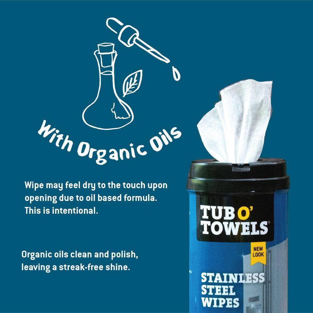 Stainless Steel Cleaning Wipes