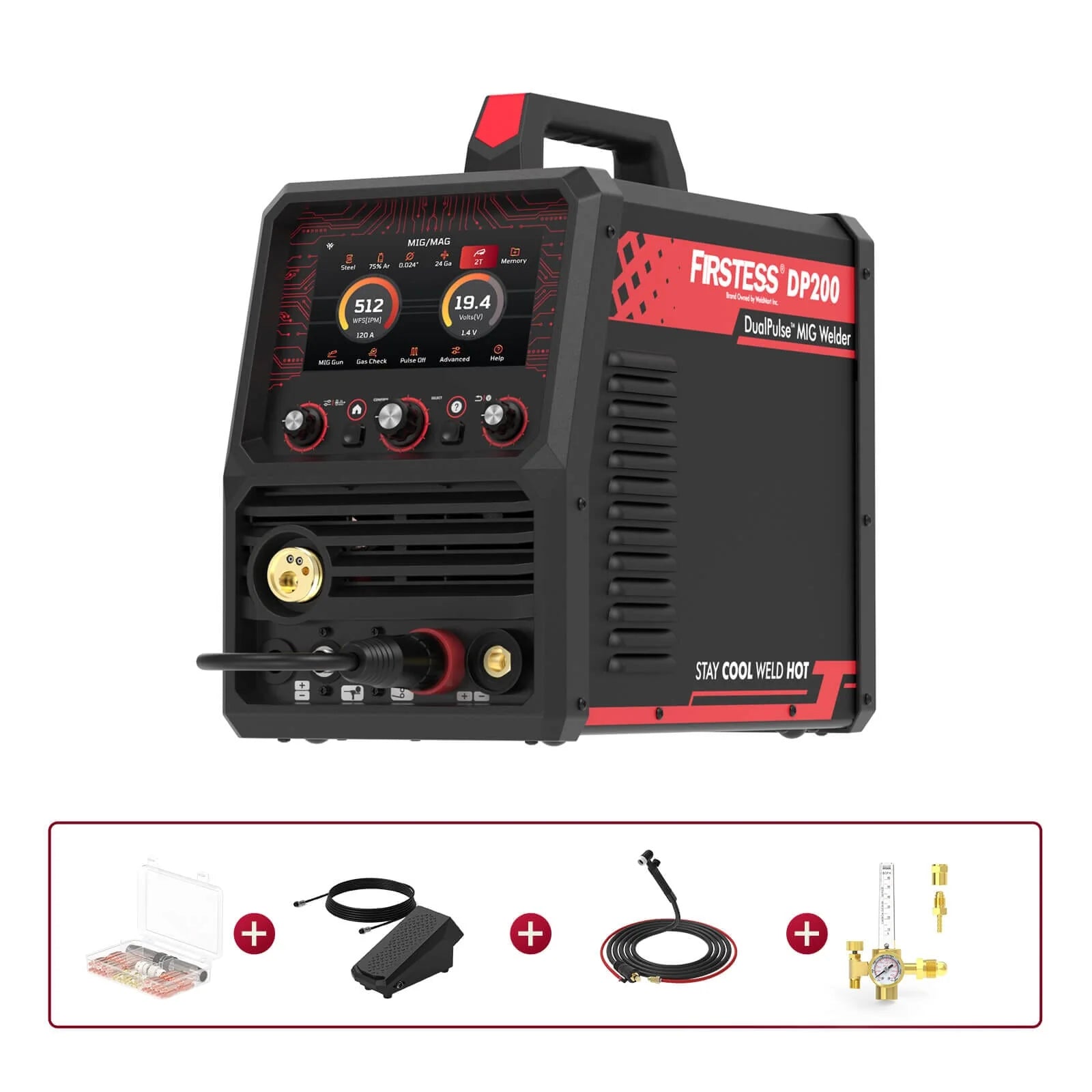 Firstess DP200 Multi-Process Dualpulse™ MIG Welder