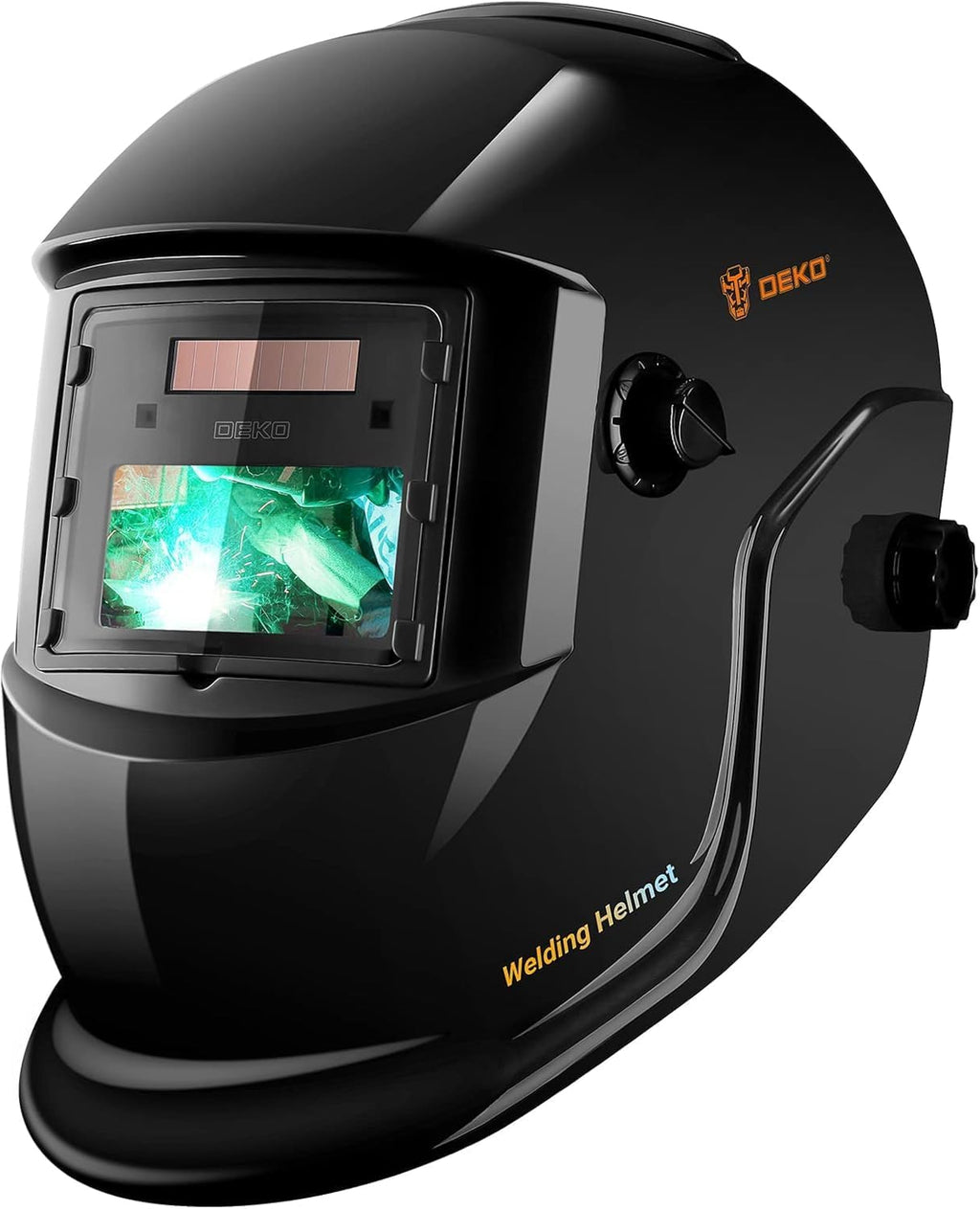 Welding Helmet Auto Darkening: DEKORPO True Color Solar Powered Auto Darkening Welding Welder Mask Hood Helmets