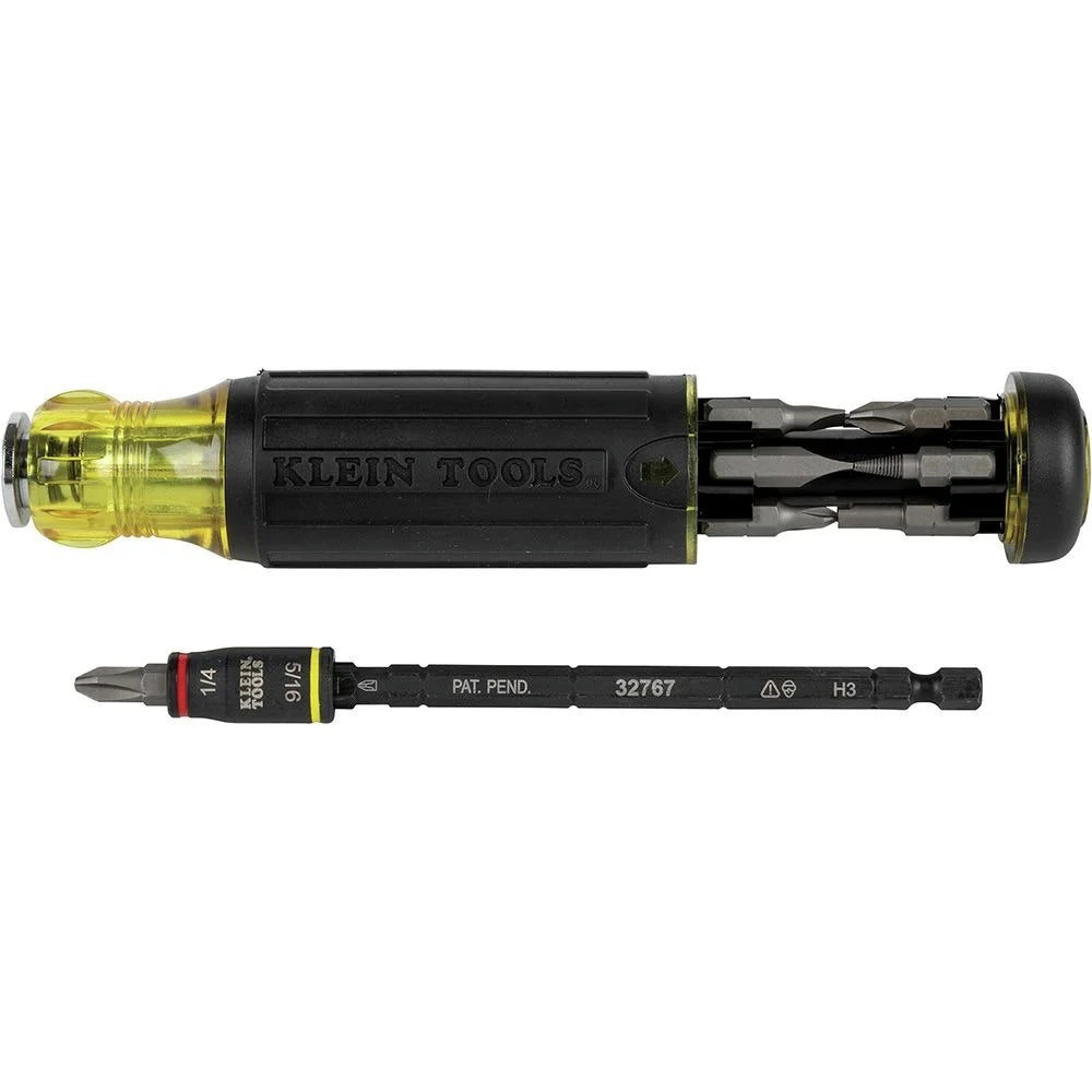 32304 14-In-1 HVAC Adjustable-Length Impact Screwdriver with Flip Socket