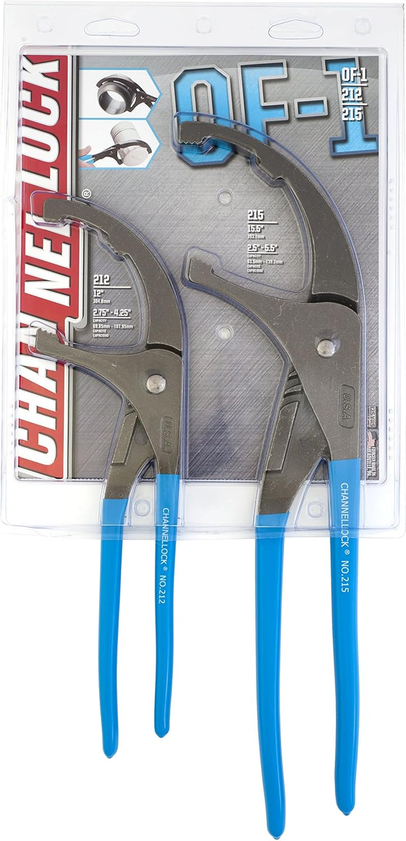 OF-1 2-Piece Oil Filer/Pvc Plier Gift Set: 12-Inch and 15-Inch, Matte/Unpolished