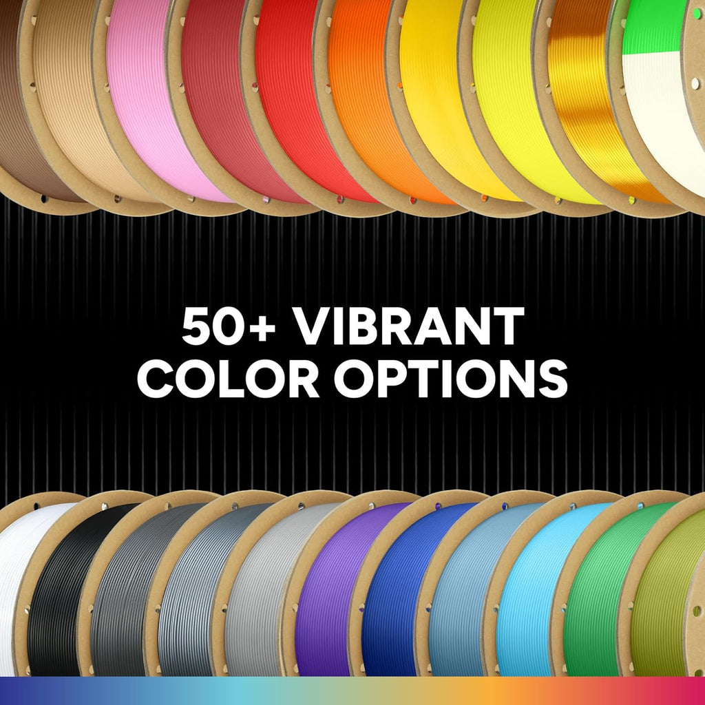 PLA Filament 1.75Mm PLA 3D Printer Filament, 1Kg Cardboard Spool (2.2Lbs), Dimensional Accuracy +/- 0.02Mm, Fit Most FDM Printer (Space Gray)