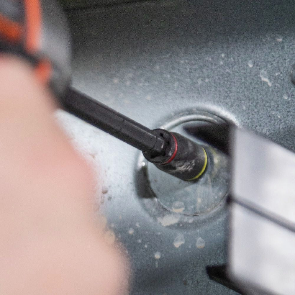 32304 14-In-1 HVAC Adjustable-Length Impact Screwdriver with Flip Socket