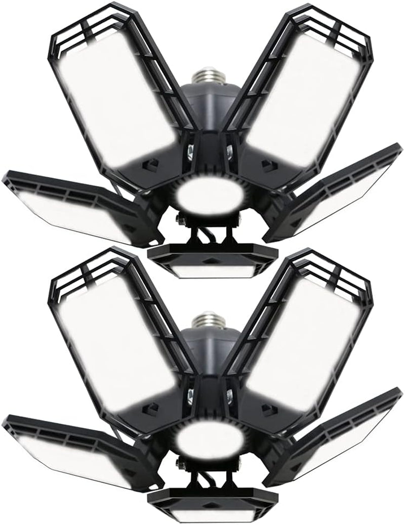 2Pack Led Garage Light Bulbs, 160W LED Garage Ceiling Lights